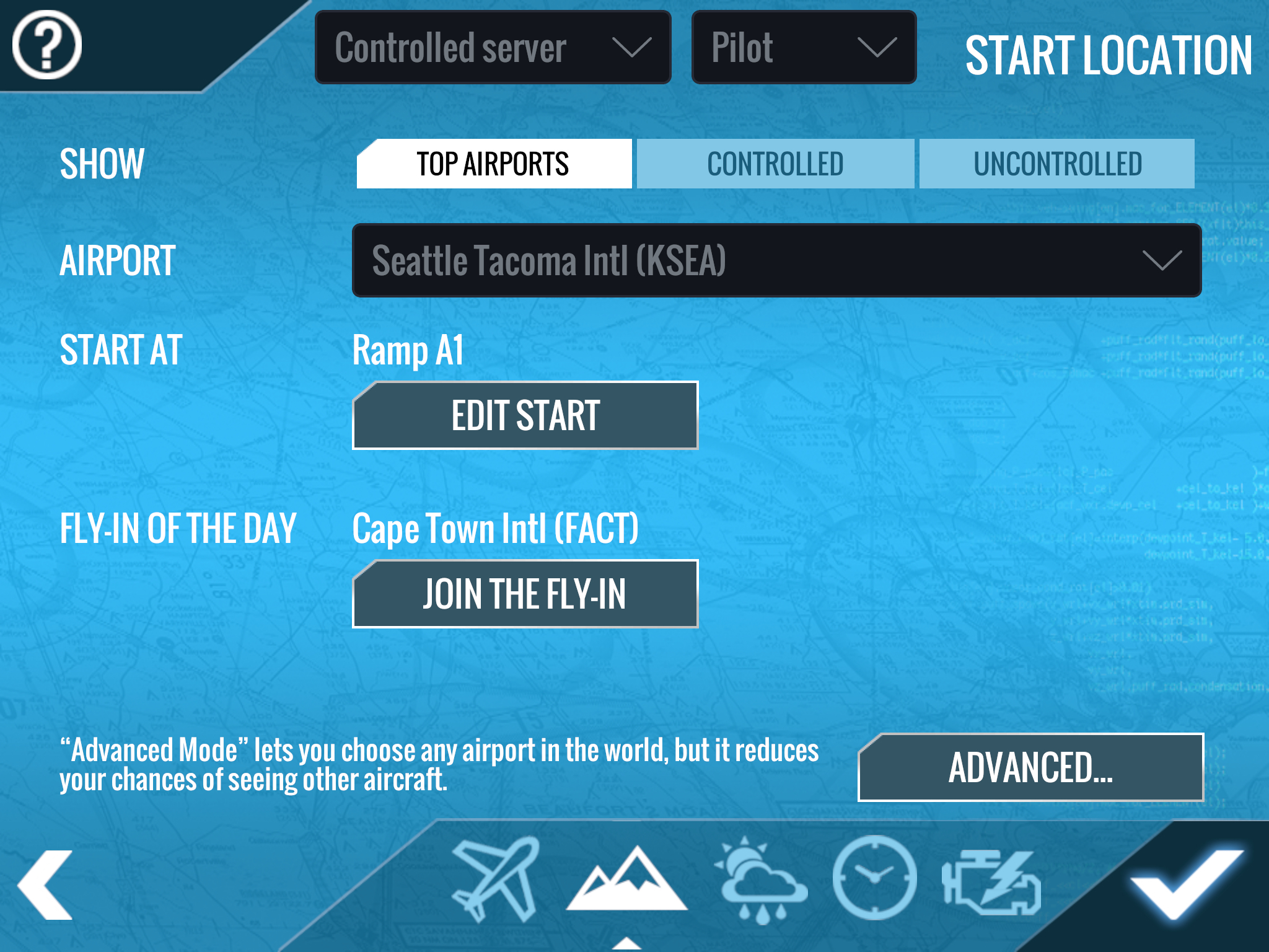 x plane mobile flight plan